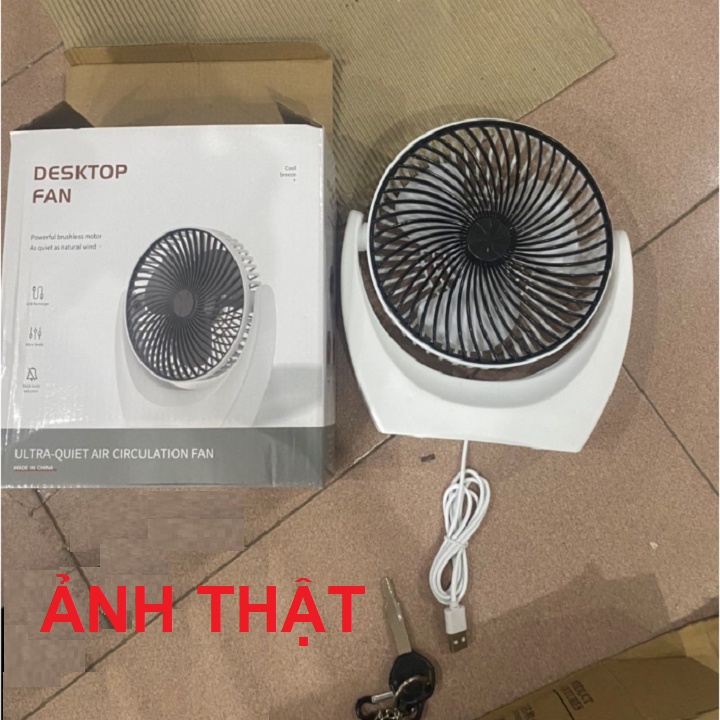 ⚡️Giá Hủy Diệt⚡️Quạt Điện Mini, Lồng Sắt Để Bàn Cắm Cổng USB 5V - Lồng Sắt - Cực Êm - Siêu Bền