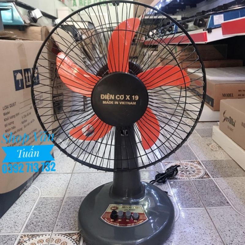 Quạt bàn Điện Cơ X19 B300 và Quạt Cây B400