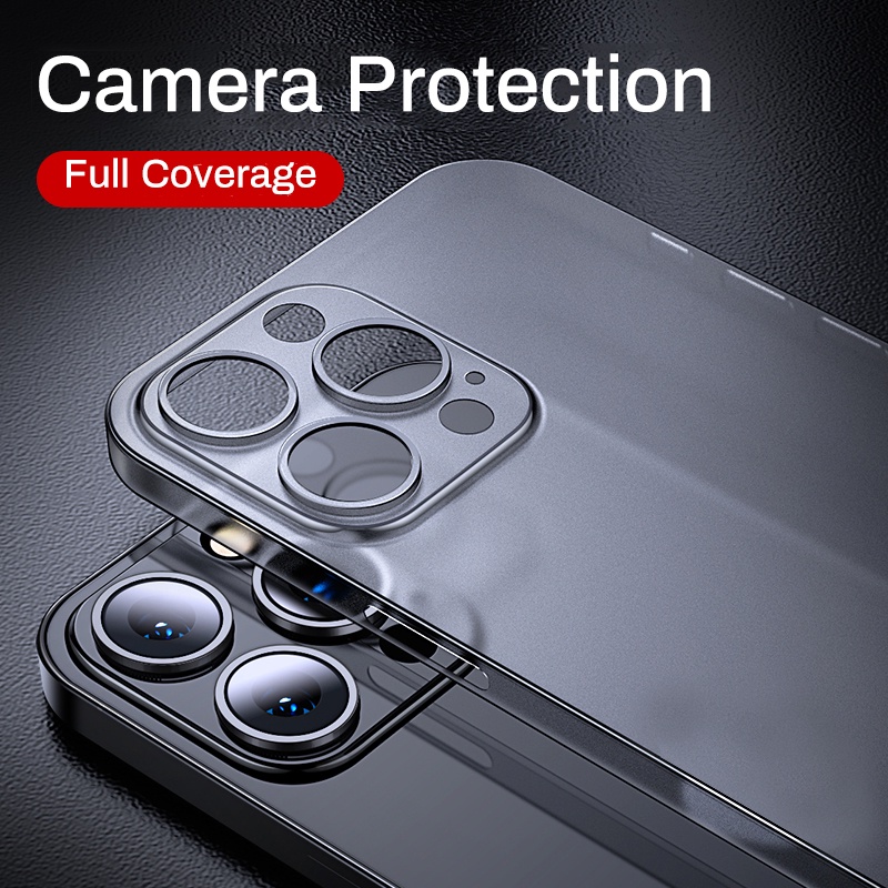 Ốp Điện Thoại PP Siêu Mỏng Trong Mờ Cho iPhone 14 Plus 11 13 Pro Max