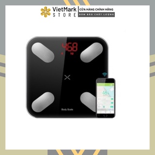 Cân Sức Khỏe Thông Minh 180Kg Body Scale XL6 Cao Cấp + Thước Dây Đo Chiều Cao Phân Tích 18 Chỉ Số Cơ Thể