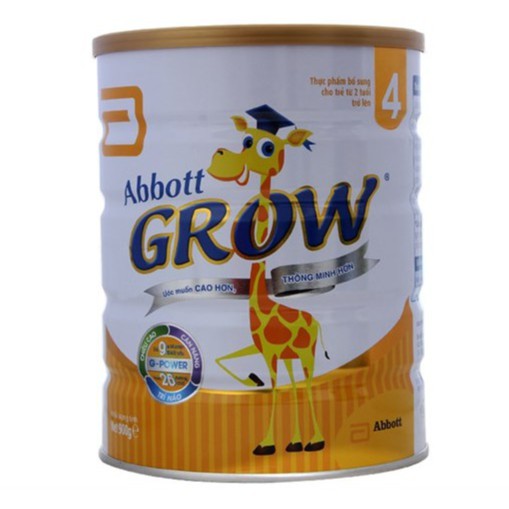 [Mã 267FMCGSALE giảm 8% đơn 500K] Sữa bột Abbott Grow 4 900g