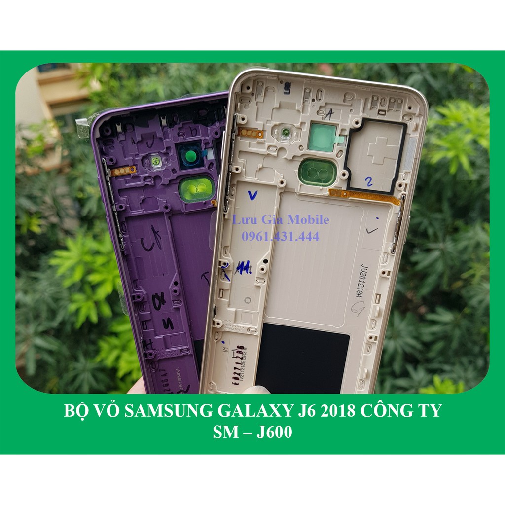 Bộ vỏ Samsung Galaxy J6 2018 chính hãng J600