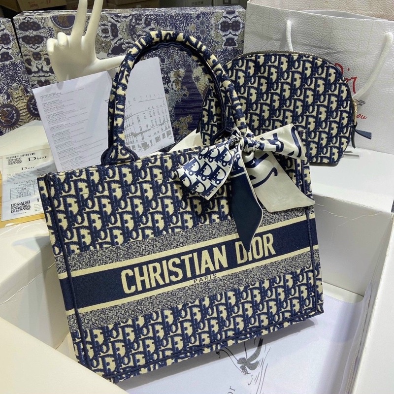 ✅Túi CD TOTE BOOK - Bản SUP - 36cm [Fullbox]