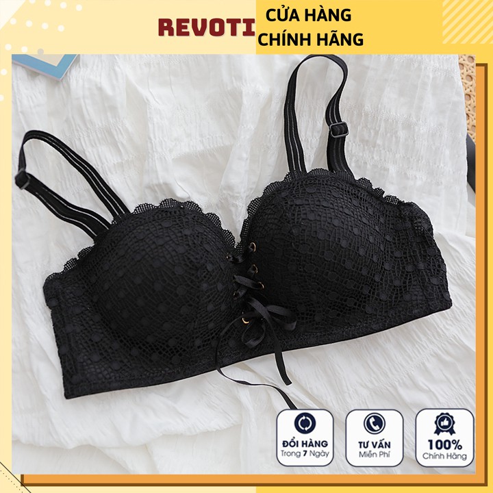 Áo Lót Nữ Su Đúc Không Gọng, Phối Ren Có Đệm Bàn Tay Nâng Ngực AL12