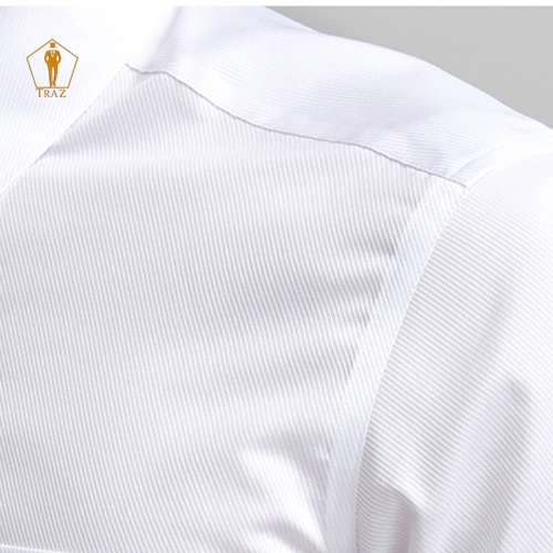 Aó Sơ Mi Trắng Nam TRAZ Tay Ngắn, Dài Dáng Ôm Slim Fit Cao Cấp Hàn Quốc