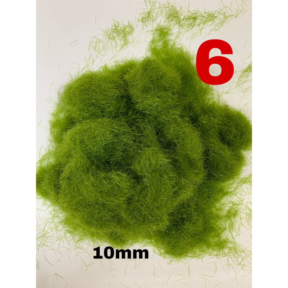 Bột Cỏ Sợi 8mm,10mm Nhiều Màu Làm Mô Hình Sa Bàn