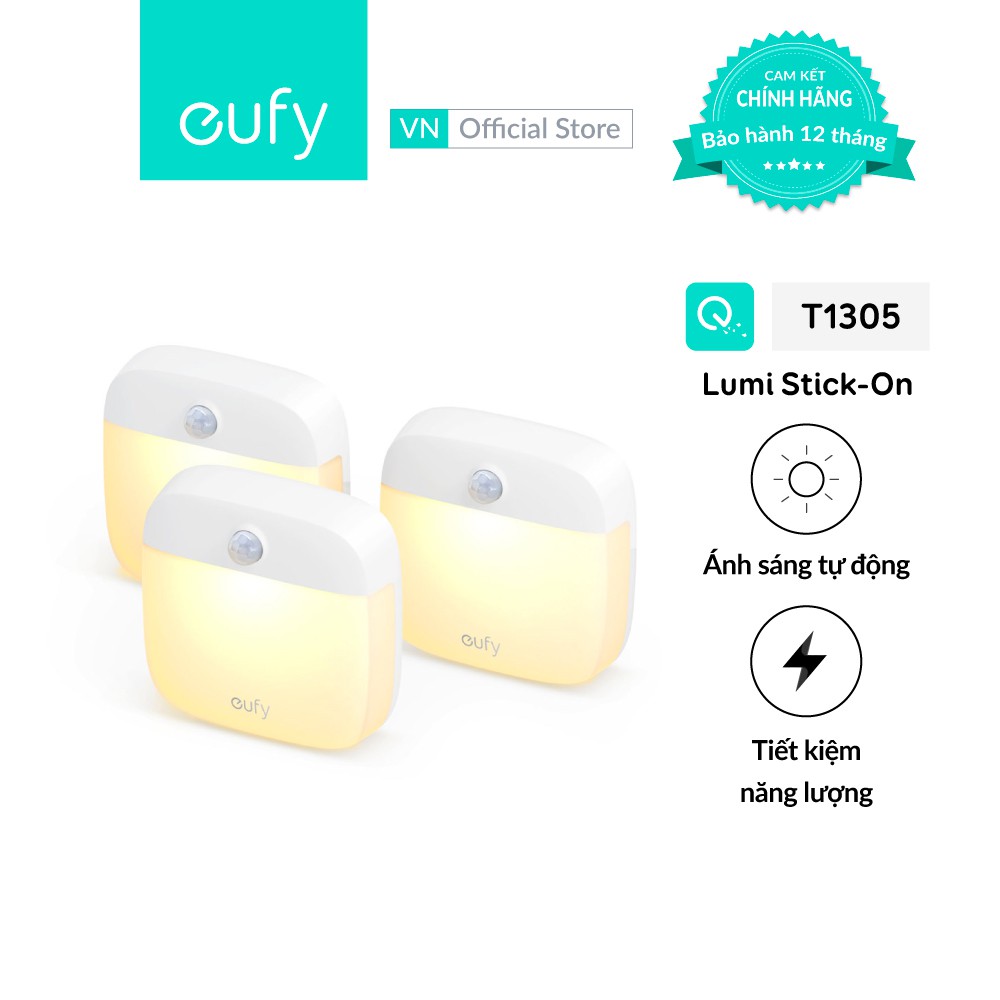 Bộ 3 đèn EUFY Lumi Dual-bright, 0.2W - T1305