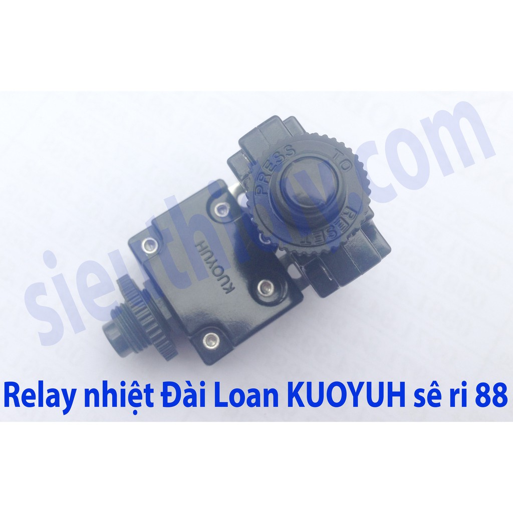 Rơ le relay 3-13A cầu chì nhiệt Đài Loan KUOYUH chính hãng sê ri 88