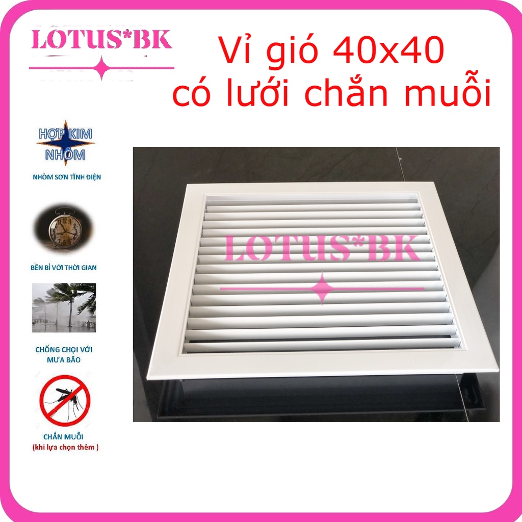 Cửa đa năng thông khí, chống muỗi-chuột, che lỗ hở 🏠BH 12T🏠nhôm sơn tĩnh điện siêu bền đẹp chuyên dùng cho biệt thự,TTTM