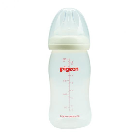 Bình sữa cổ rộng PP Plus Pigeon 160ml/ 240ml/ 330ml