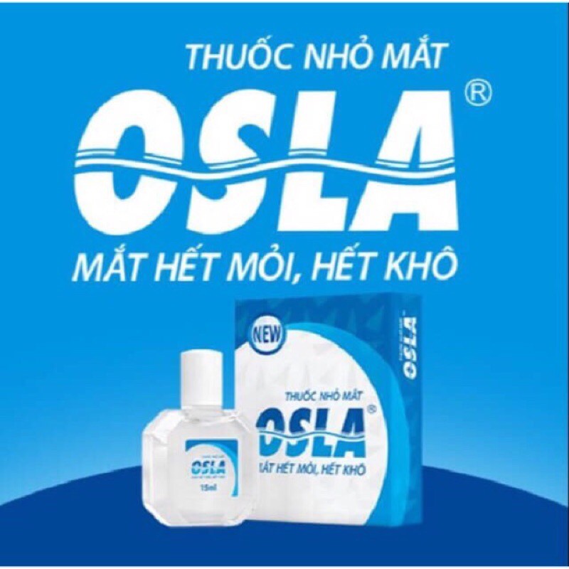 nhỏ mắt OSLA giảm mỏi mắt, khỏi mắt.