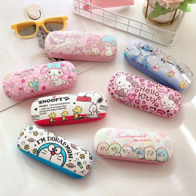 Hộp Đựng Kính Hello Kitty Dễ Thương