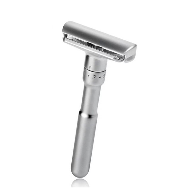 Dao Cạo Hợp Kim Không Rỉ Cán Xoay Điều Chỉnh Lưỡi