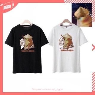 [CÓ ẢNH THẬT] Áo Phông Tay Lửng Cheems Trắng Đen Đủ Size, Áo Meme Đẹp