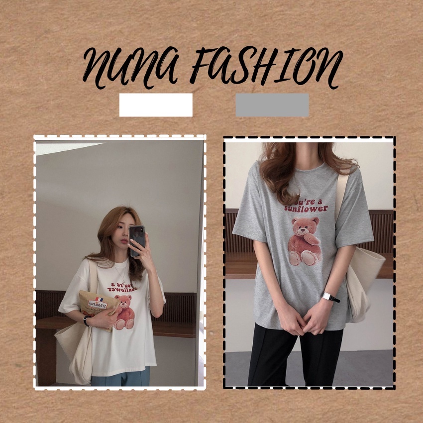 Áo thun nam nữ áo phông nam nữ đẹp unisex form rộng tay ngắn in hình cổ tròn NUNA FASHION AT11