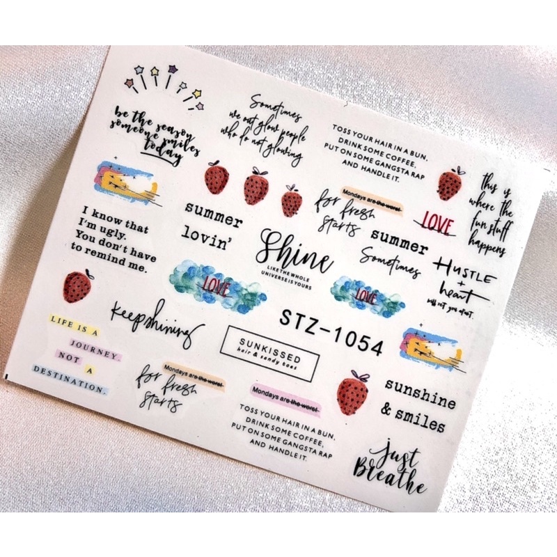 Hình dán 3D nước