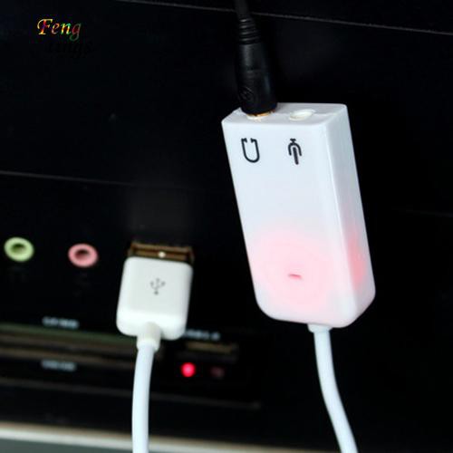 Dây cáp kết nối âm thanh USB 2.0 3D Virtual 7.1 cho PC