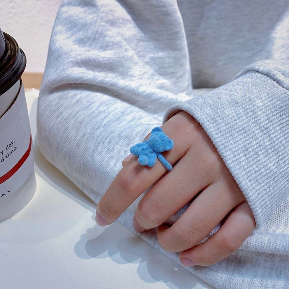 Nhẫn ba chiều dạng mở phong cách Hàn Quốc sáng tạo thời trang cho nữ