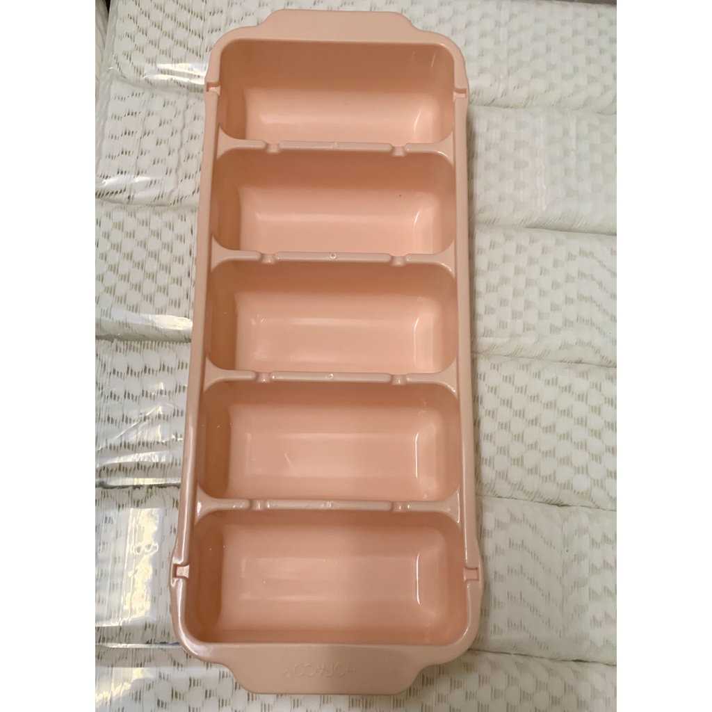Khay làm bánh rau câu bằng nhựa cao cấp Hofaco - Khuôn nhựa 5 ngăn làm đá uống tiện lợi – Khay đá bia tròn HPL50