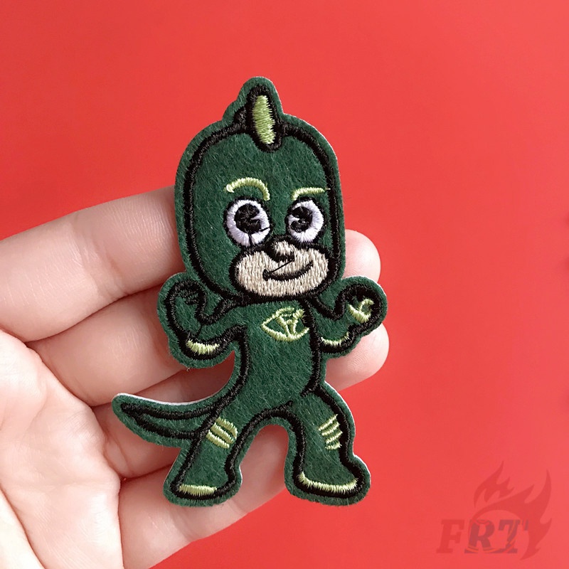 ☸ Đồng Hồ Đeo Tay P.J P.J Chất Lượng Cao Mặt Nạ Hoạt Hình Xinh Xắn Chất Lượng ☸ 1 Miếng Dán Ủi Quần Áo Hình Catboy Gekko Owlette