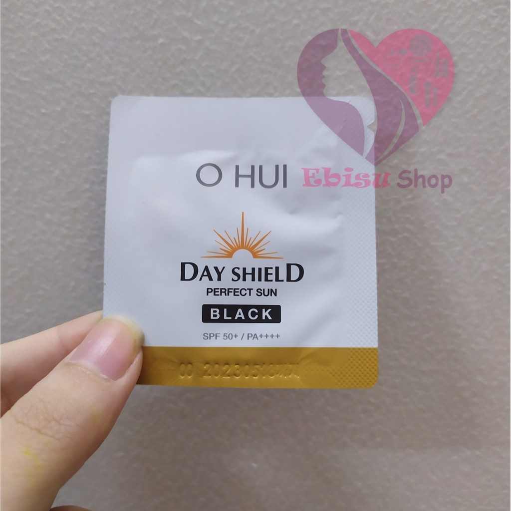 [Xả Kho 2023] 1 Gói Kem chống nắng Ohui Sun Black_OHUI Day Shiled Perfect Sun Black SPF50+/PA++++