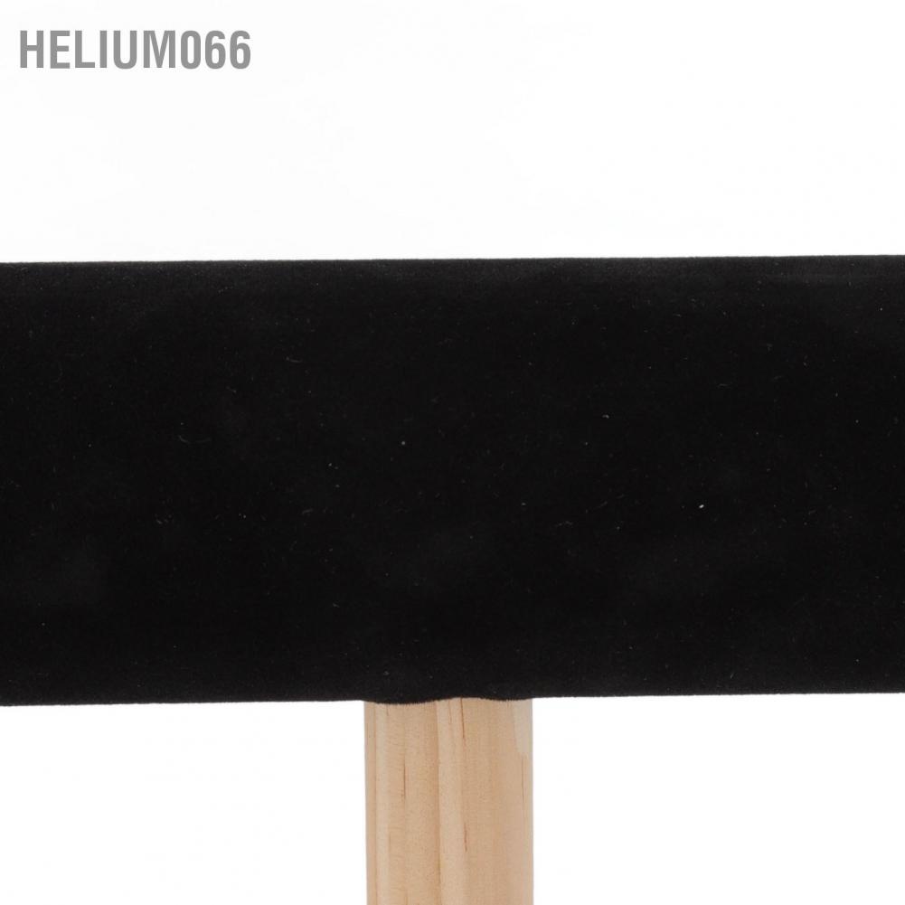Giá Đỡ Trưng Bày Băng Đô Cài Tóc Bằng Gỗ Phủ Lông Tiện Dụng Helium066