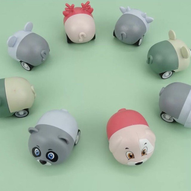 Xe Ô Tô Mini Hình Thú Chạy Cót Đáng Yêu  Xe Mini Hình Thú Ngộ Nghĩnh Cho Bé Sóc_toystore