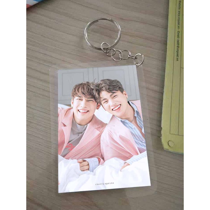 Móc khóa MEWGULF  ép plastic THEO YÊU CẦU 2 MẶT