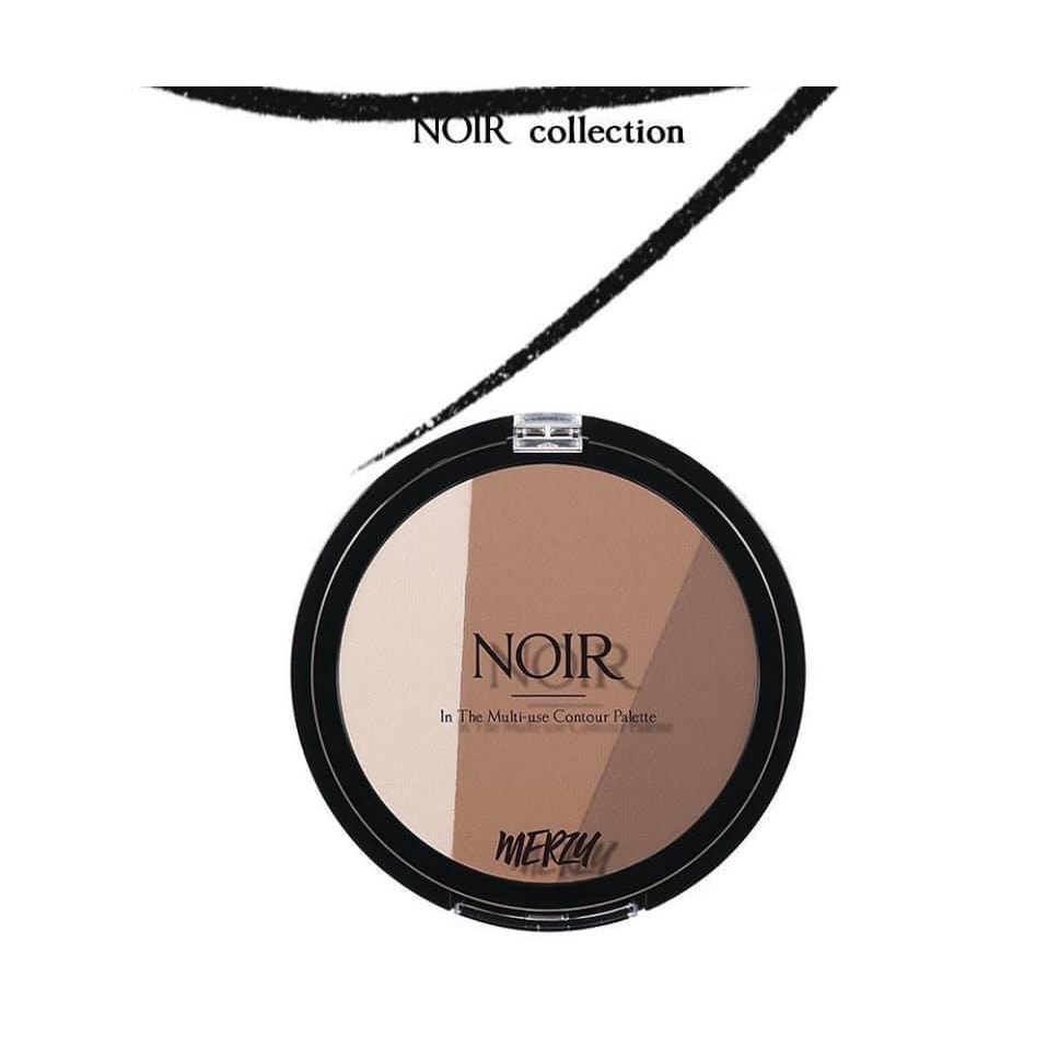 PHẤN TẠO KHỐI VÀ HIGHLIGHT ĐA NĂNG 3 TRONG 1 MERZY NOIR IN THE MULTI USE CONTOUR PALETTE 9.5G CHÍNH HÃNG - 10367