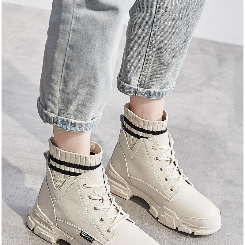 Giày Bốt Martin Cổ Thấp Đế Dày 8 Lỗ Thời Trang Cá Tính | BigBuy360 - bigbuy360.vn