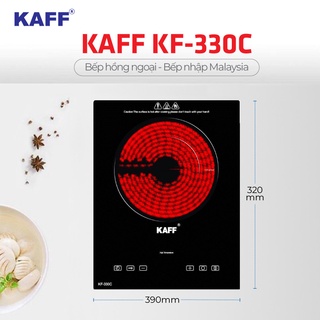 Bếp hồng ngoại đơn âm cảm ứng Domino KAFF KF-330C - HÀNG NHẬP MALAYSIA - Bảo hành chính hãng 3 năm