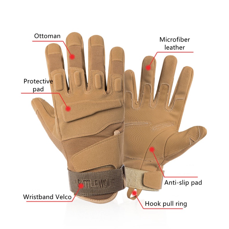 J.o.y Găng Tay Lái Xe Mô Tô Hở Ngón Chất Lượng Cao #057