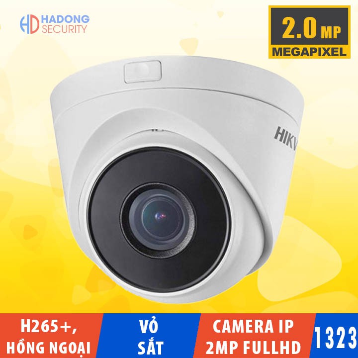 Camera IP 2MP Hikvision DS-2CD1023G0E-ID hồng ngoại 30m, chuẩn nén H265+