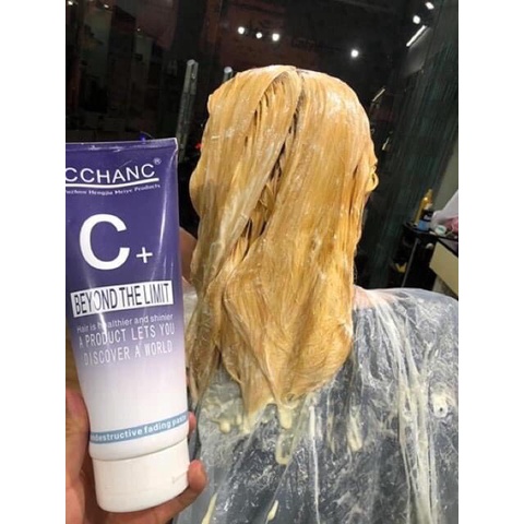 Kem tẩy nâng nền và bóc màu tóc C+ CCHANC 400g