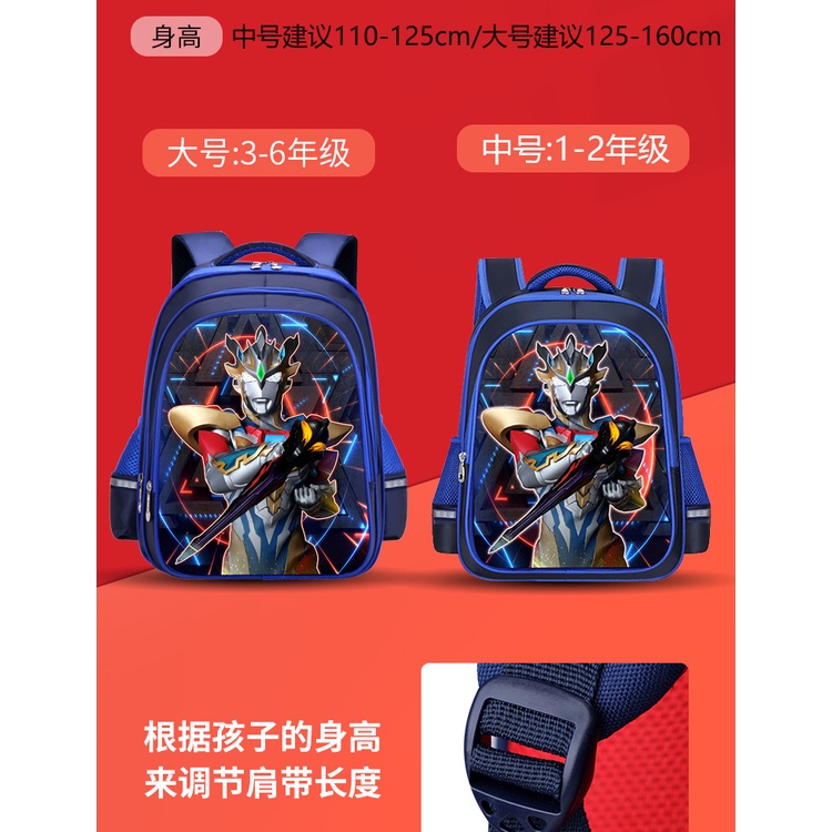 Balo siêu nhân cho bé trai cặp sách siêu anh hùng cho trẻ em học tiểu học cấp 1 siêu nhẹ chống nước E1036