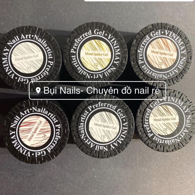 SET 6 HỦ GEL NHỆN VINIMAY