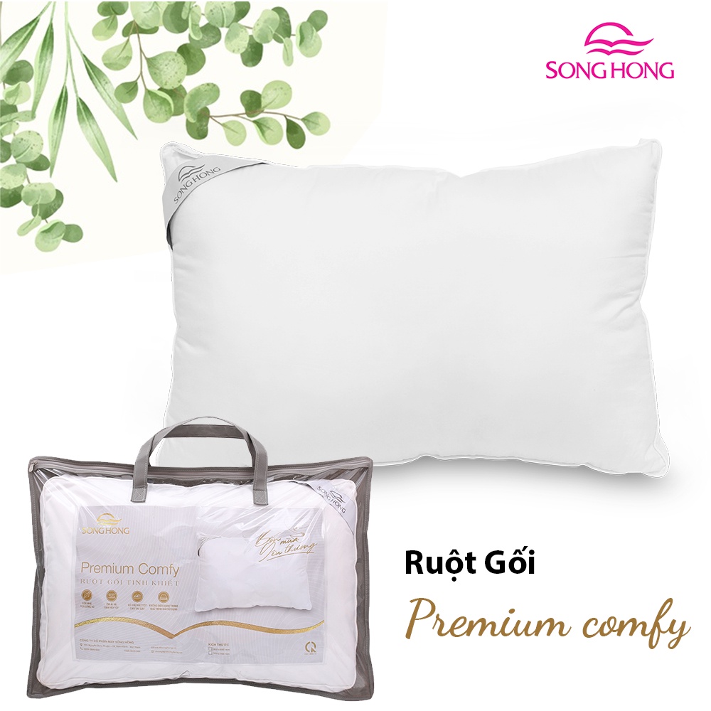 Ruột gối cao cấp Sông Hồng Premium Comfy 45x65cm - Hàng chính hãng