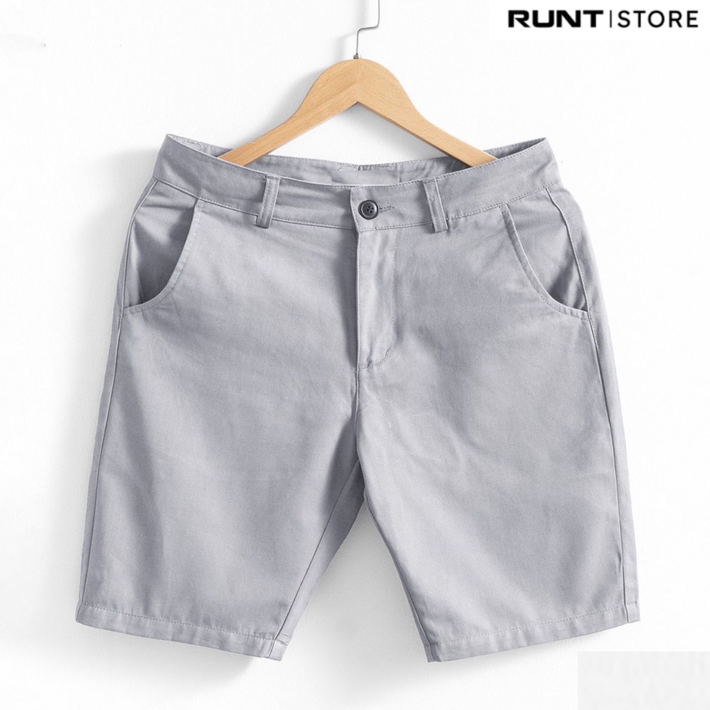 Quần kaki đùi nam, quần short ngố kaki nam 4 màu trẻ trung phong cách Hàn Quốc _New- MÀU NÂU BE