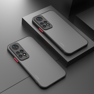 Ốp Lưng Mờ Nửa Trong Suốt Cho Xiaomi Redmi Note 11S 11 Pro 4G 5G 12 12S 13 Pro Vỏ Giáp Ốp Lưng