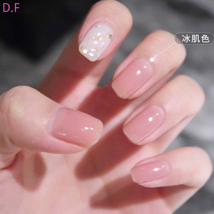 Keo Dán Móng Tay Màu Nude/Trà Sữa Trong Suốt Lâu Trôi