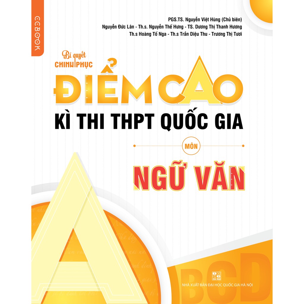 Sách - Bí quyết chinh phục điểm cao kì thi THPT Quốc gia môn Toán Tập 1, 2 - Ngữ văn (3 cuốn)