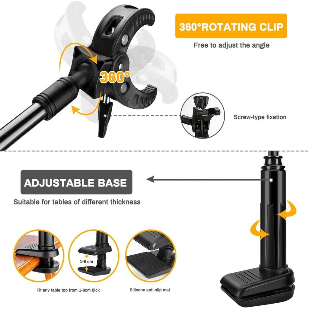 ELLSWORTH Giá Đỡ Máy Sấy Lông Thú Cưng Xoay 360 Độ Tiện Dụng