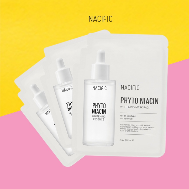 Mặt nạ dưỡng trắng da Nacific Phyto Niacin Whitening Mask Pack 25g