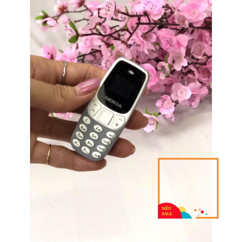Điện thoại siêu nhỏ Nokia 3310 mini 2 sim 2 sóng cực khỏe, hỗ trợ nghe nhạc mp3,giả giọng,thay thế tai nghe blutooth