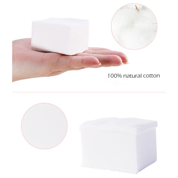 Bông Tẩy Trang Miniso Natural Cotton Pads 1000 miếng nội địa Nhật cotton mịn mềm siêu mỏng thấm hút tốt