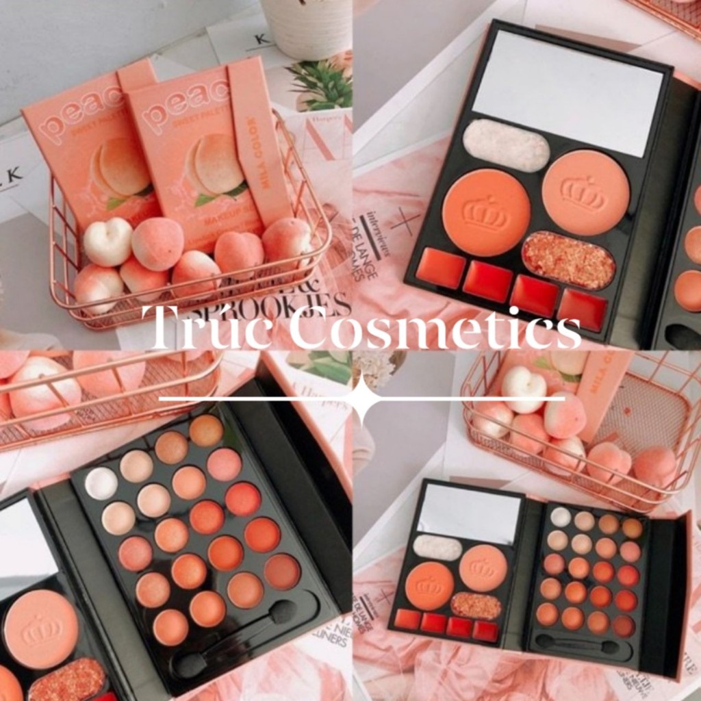 Bộ Trang Điểm Ví Makeup PEACH MILA COLOR Trúc Cosmetics | BigBuy360 - bigbuy360.vn