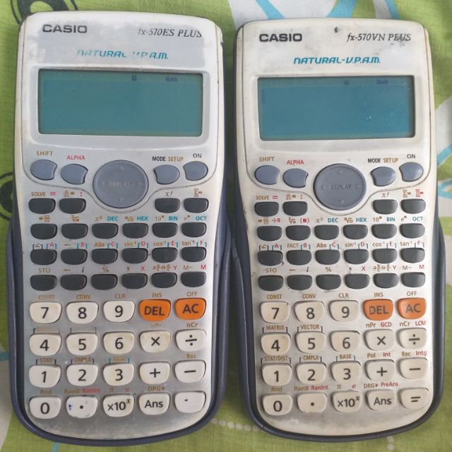 PASS MÁY TÍNH CASIO FX570ES PLUS và FX570VN PLUS CŨ