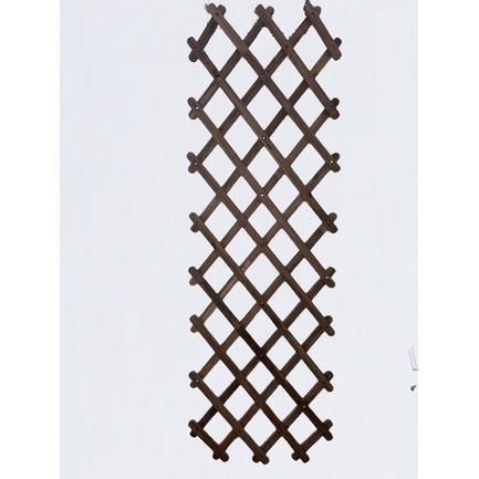 Giàn gỗ treo cây ban công gỗ Teak Khung gỗ leo cây ban công Home Decor R60xC200 cm - Hàng rào gỗ trồng hoa gỗ tự nhiên