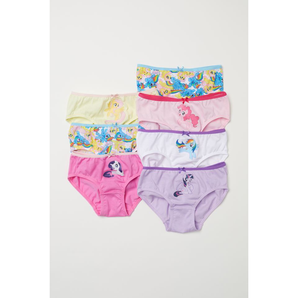 Set 7 chiếc quần lót cotton tam giác_ HM dư xịn cho bé Gái