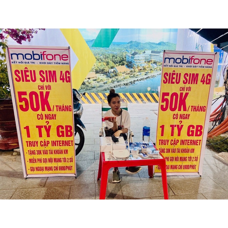 SIÊU SIM Mobi KO GIỚI HẠN DATA ED50- DTHN-S50-DIP50-THAGA Chính Hãng Mobi